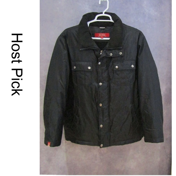 ⚜️HP⚜️ Guess Black Down Feather Insulated Coat L